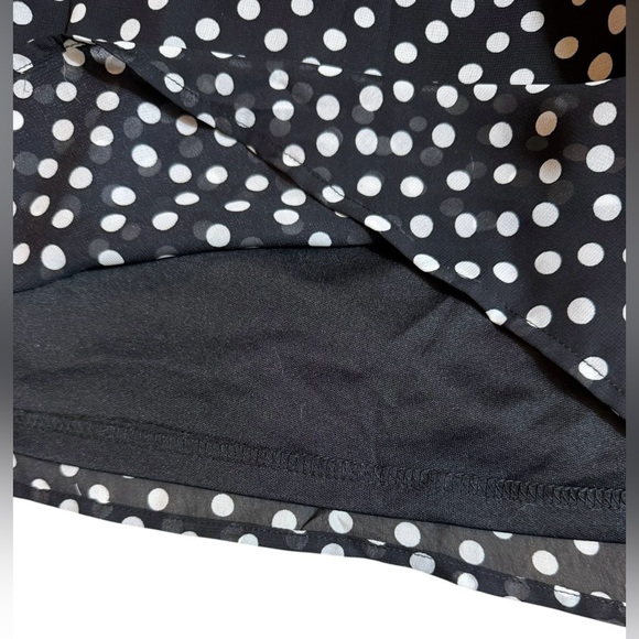 NWT Brixon Ivy Wesley Polka Dot Print Dress, Black and White, Size Medium - Picture 8 of 10